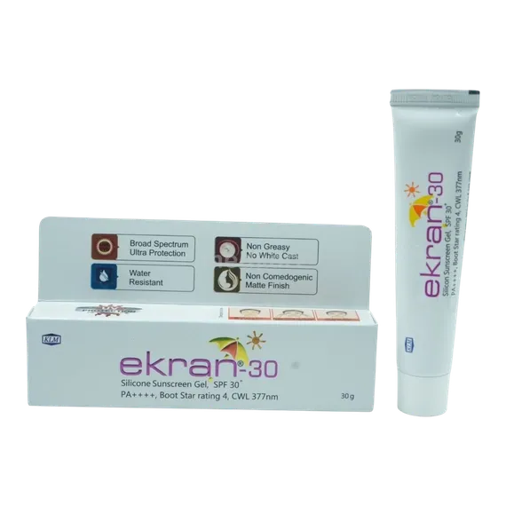 ekran 30 sunscreen gel 30 gm